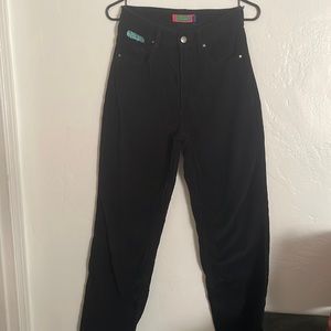 black empyer corduroy pants